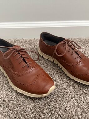 Cole Haan Women's Brown Leather - Cole Haan Zerøgrand 8.5